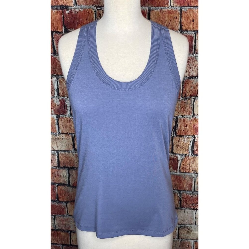 Athleta Topanga Racerback Mesh Purple Sleeveless Tank Top Women’s Small